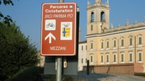Ciclovia Parma Po – Segnaletica a Colorno
