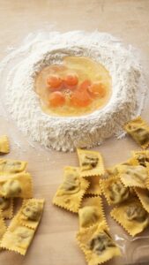 Il Tortel Dols – Preparazione dell’impasto